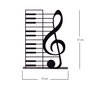 Aberto Design Objeto Decorativo Left Key - Negro